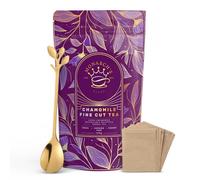 Chamomile Egyptian Tea XL Pack with FREE Teaspoon & Biodegradable Filters | Herbal Tea, Caffeine-Free & No Artificial Sweeteners | Premium Loose Leaf Camomile Blend