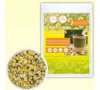 Chamomile Flowers Herbal Tea, 30 Count Individually Wrapped Bags, Calming Infusion For Relaxation & Sleep Support(1pcs)