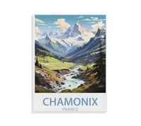 Chamonix France,Jigsaw Puzzles for Adults 1000 Piece, Classic Puzzle Teens Boys Girls Puzzles Sturdy Tight Fitting Pieces,Letters On Back for Ideal Challenging And Gift(38x26cm)-N95