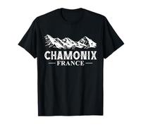 Chamonix France Mountain Skiing Ski Resort French Alps T-Shirt