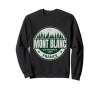 Chamonix Mont Blanc resort area highest summit in the Alps Sweatshirt