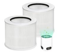 CHAMONNY 12020 Filter Replacement, Compatible with Clorox 11020 & 11021 Air Purifier Tabletop Smart 200 Sq. Ft. Capacity, 2Pack (12020 Filter)