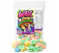 CHAMOYGUYS Fruity Wax Candy Bottles 120g - 5 Flavours Assorted Wax Candy - Halal Certified - TikTok Viral Candy - Nostalgic Old School Candy for Parties, Gifts & Treat Lovers