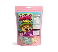 CHAMOYGUYS Fruity Wax Candy Bottles, Halal Sweets, 120g