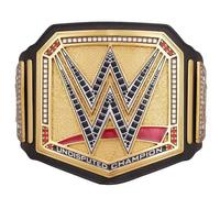 Champ Belts Undisputed Championship Title Belt - Universal World Heavyweight Title Belt- Adult Replica for Wrestling Champions- Premium Leather Strap, Black/Gold, One size