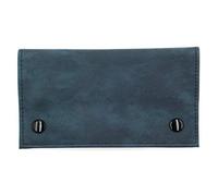 Champ Cigarette Case for Cigarettes in Leather Navy Blue, Navy blue