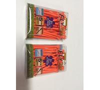 Champ Fly Tees Orange 3 1/4" Pack of 25, 2-Pack Special