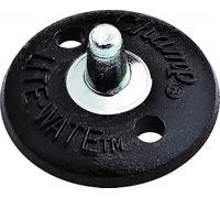 CHAMP Original Cricket Spikes 28 Pack 6mm Metal Thread Hardened Steel TIP Black