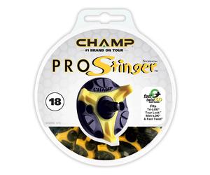 Champ Pro Stinger FT3.0 Golf Spikes Steel Tip Cleats 18 Pack Replacement