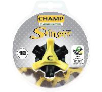 CHAMP STINGER GOLF SOFT SPIKES - FAST TWIST X 18 PACK +FREE SPIKE WRENCH