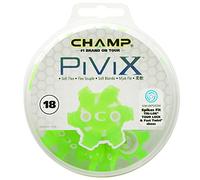 Champ Unisex's Pivix Studs, Lime Green, Slim Lok with C Hole