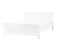 Bed Wood CHAMPAGNAT 180 x 200 cm (EU Super King) White