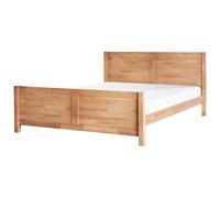 Bed Wood CHAMPAGNAT 180 x 200 cm (EU Super King) Light Brown