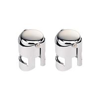 Champagne and Sparkling Wine Stopper Stainless Steel Vacuum Sealed, 2pcs