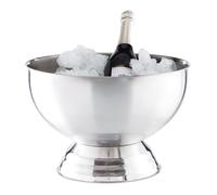 Champagne cooler bowl XXL Ice Bucket Elegant Drink Holder 11 L Silver Elegant