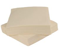 Buttermilk Disposable Napkins 40cm Linen Feel Luxury Airlaid Paper Pack of 50