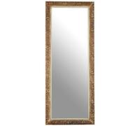 Champagne Finish Ridged Wall Mirror | Zelma