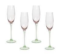 Champagne Flutes DIOPSIDE Set of 4 Pink