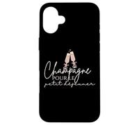 Champagne For Breakfast pour le petit déjeuner French Bows Case for iPhone 16 Plus