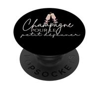 Champagne For Breakfast pour le petit déjeuner French Bows PopSockets Adhesive PopGrip