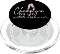 Champagne For Breakfast pour le petit déjeuner French Bows PopSockets PopGrip for MagSafe