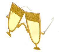 Champagne Glass Party Glasses - Gold