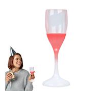 Champagne Glasses, Champagne Flutes | 120ml Light Up Wine Glasses - Drinking Glass, Elegant Champagne Flutes, Liquid Activated Luminous Cups for Wedding and Christmas Party