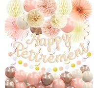 Champagne-Gold Beige retirement party decorations