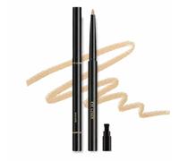 Champagne Gold Eyeliner Pencil For Older Women - Waterproof Smudge-Proof, Long Lasting With Built-In Sharpener, Gentle On Mature Sensitive Eyes, Easy Glide