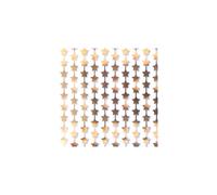 Champagne Gold Foil Star Fringe Curtain 100 x 190cm