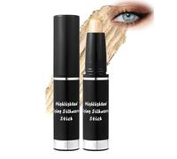 Champagne Gold Metallic Cream Eyeshadow Stick - Pearlescent Glitter Pencil For Smooth Long-Lasting Waterproof Smudge-Proof Eye Makeup Application In Luxurious Light Golden Shade