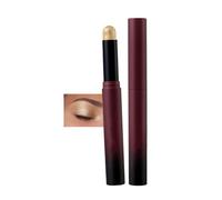 Champagne Gold Shimmer Eyeshadow Stick, Silky Smooth Cream Eye Shadow Pencil Crayon Brightener Pen, Buildable Highly Pigmented Eyeliner Highlight Eye Makeup Color