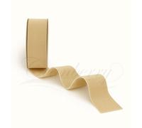 Champagne Gold Velvet Ribbon - 38mm Wide x 1 Metre Cut Length - Luxurious Single-Sided Soft Velvet Trim for Gift Wrapping, Wedding, Bows, Crafts, Christmas, Floral Arrangements & Decor