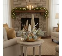 Champagne Grand Pre-Lit Christmas Centerpiece