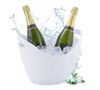 Champagne Ice Bucket Beverage Tub Chiller Portable Wine Bottle Cooler 8 Litres