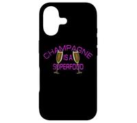 Champagne Is A Superfood Wine Party Lover Case for iPhone 17