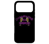 Champagne Is A Superfood Wine Party Lover Case for iPhone 17 Pro Max