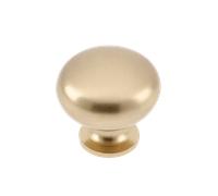 (Champagne) Kitchen Cupboard Cabinet Door Drawer Round Knob Handle Bergamo by GTV 8 Colours