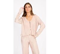 Champagne Plisse Top Little Mistress Natural XL