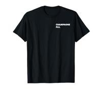CHAMPAGNE PLS. X DRUNKEN VINO CLUB. Minimalist Wine Wine T-Shirt