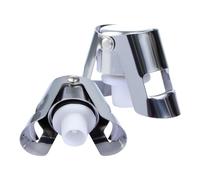 Champagne Stopper, Stainless Steel Bottle Plug Sealer for Sparkling Wine, Superior Leak-Proof Bubble Retaining Saver, No Sharp Edge, No Spill, Fizz Saver, Passed Press Test