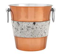 Champagne/Wine Bucket, Albany, Cowhide/Copper
