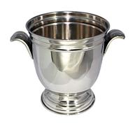 Champagne Wine Bucket Nickel Plated Metal Party Bar Cooler Ice Bucket Small and Large Size (25cmx20cm)