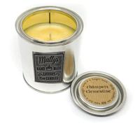 Champers & Clementine Scented Coconut & Rapeseed Candle. ECO Recyclable Packaging. Vegan Friendly