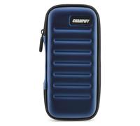 Champify Dart case with Holding System Against Slipping of The Darts. Hard case to Protect 3 Steel Darts or Soft Darts and numerous Pockets for