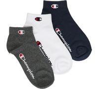 Champion Accessories Basics 3pk Quarter Socks, Dark Blue, 3 UK