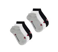 Champion Basics 6pk Sneaker Socks, Light Grey Melange, 6-8