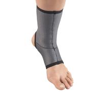 Champion Ankle Brace Open Heel Lightweight Support Airmesh Fabric Grey Large