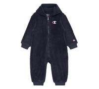 Champion Baby Boys' Legacy American Classics TD-Newborn Hooded Rompers Polar Teddy Playsuit, Blue Marine, 6 Months