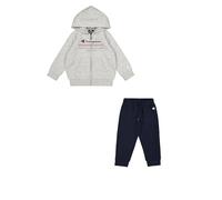 Champion Baby Boys' Legacy Graphic Shop Td (306846) -Ultra-Light Soft Compact Powerblend Fleece Hooded Suit, Grey (EM021), 80